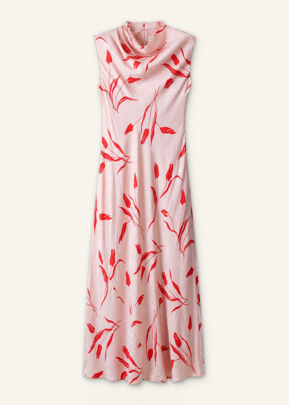 Pink Bias Cut Maxi Dress | ME+EM