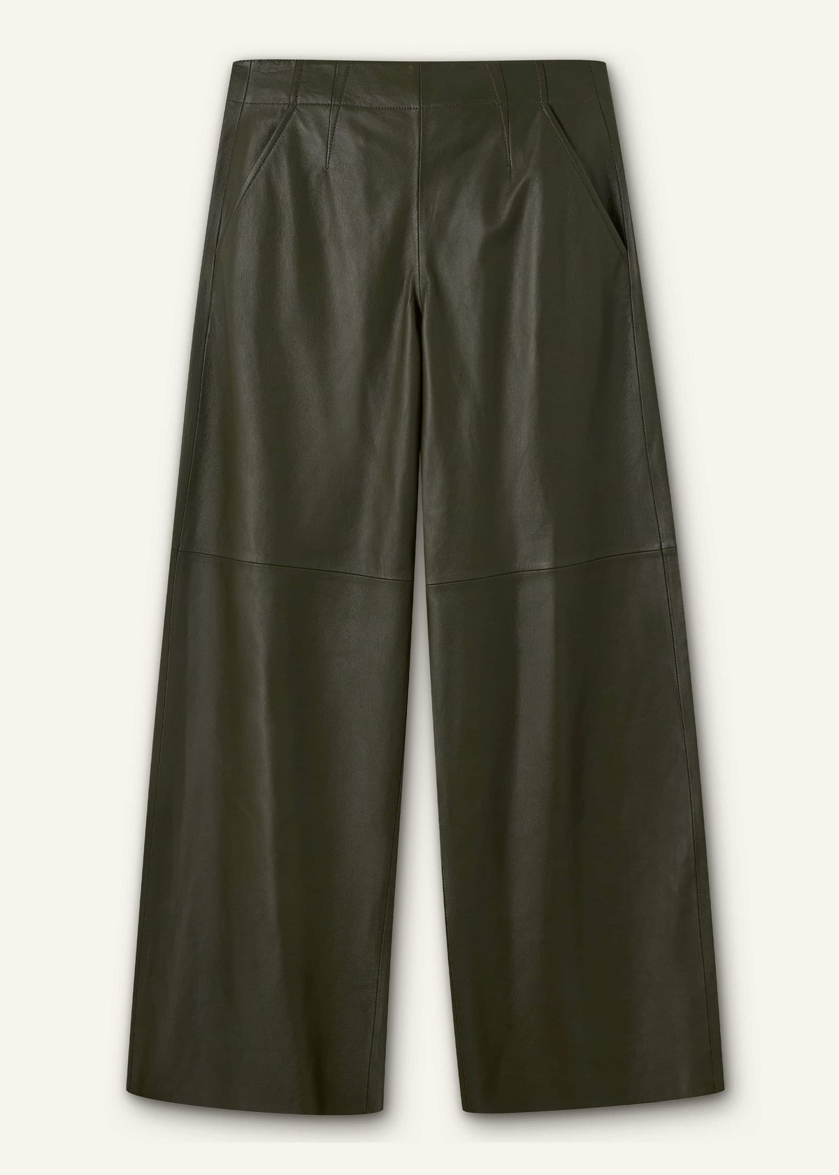 Olive Green Wide-Leg Pant | ME+EM