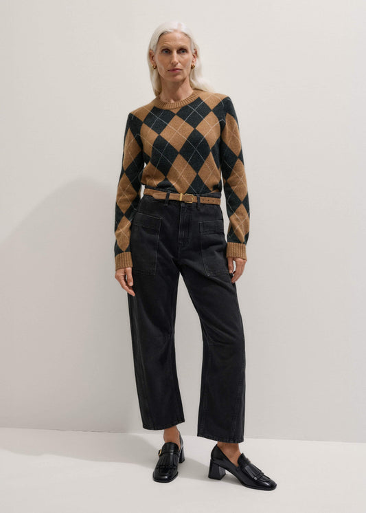 Black Patch Pocket Engineered Jean | ME+EM