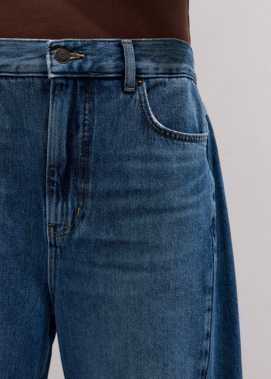 Blue Engineered Barrel Jean | ME+EM