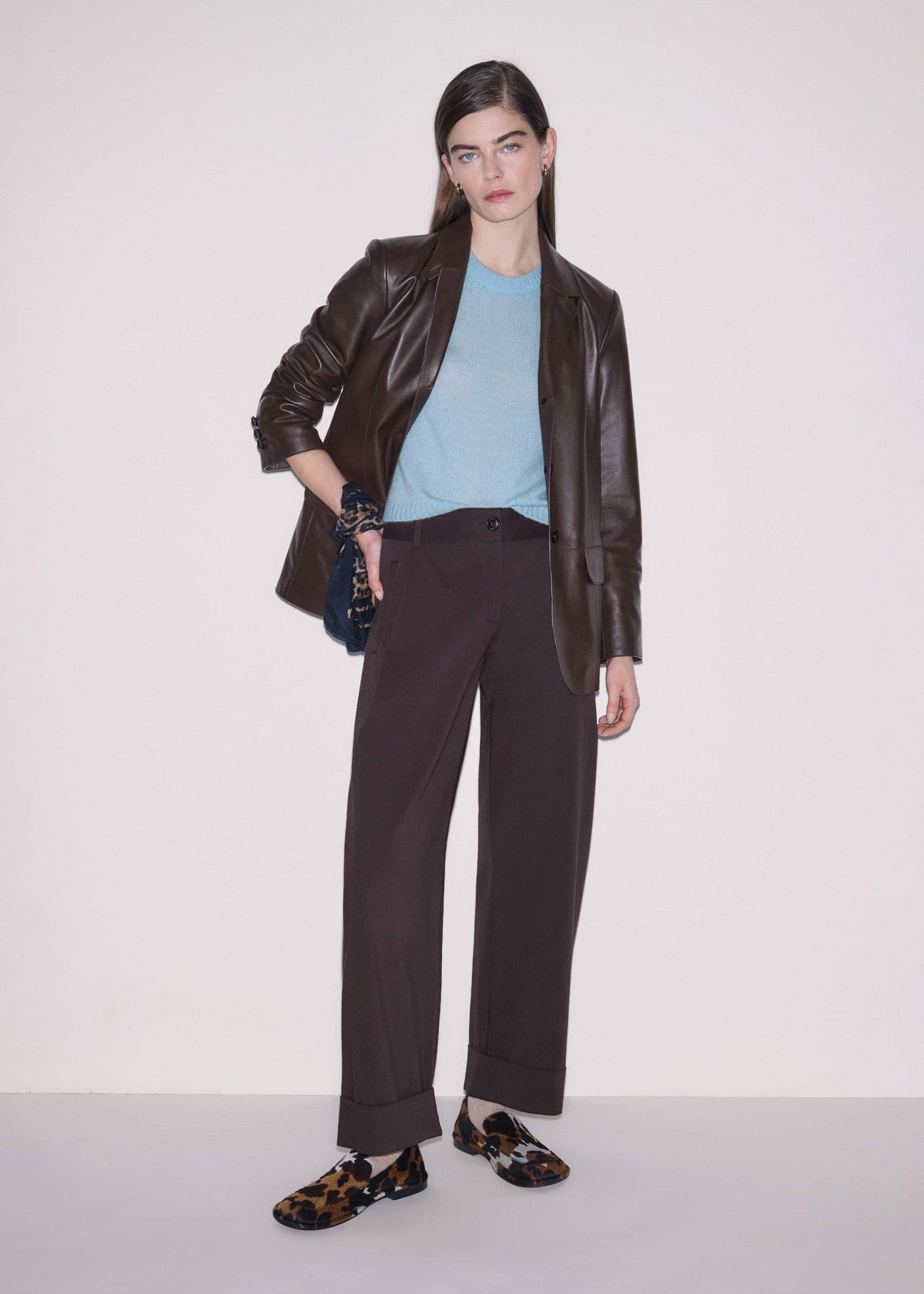Chocolate Brown Clever Tapered Chino | ME+EM