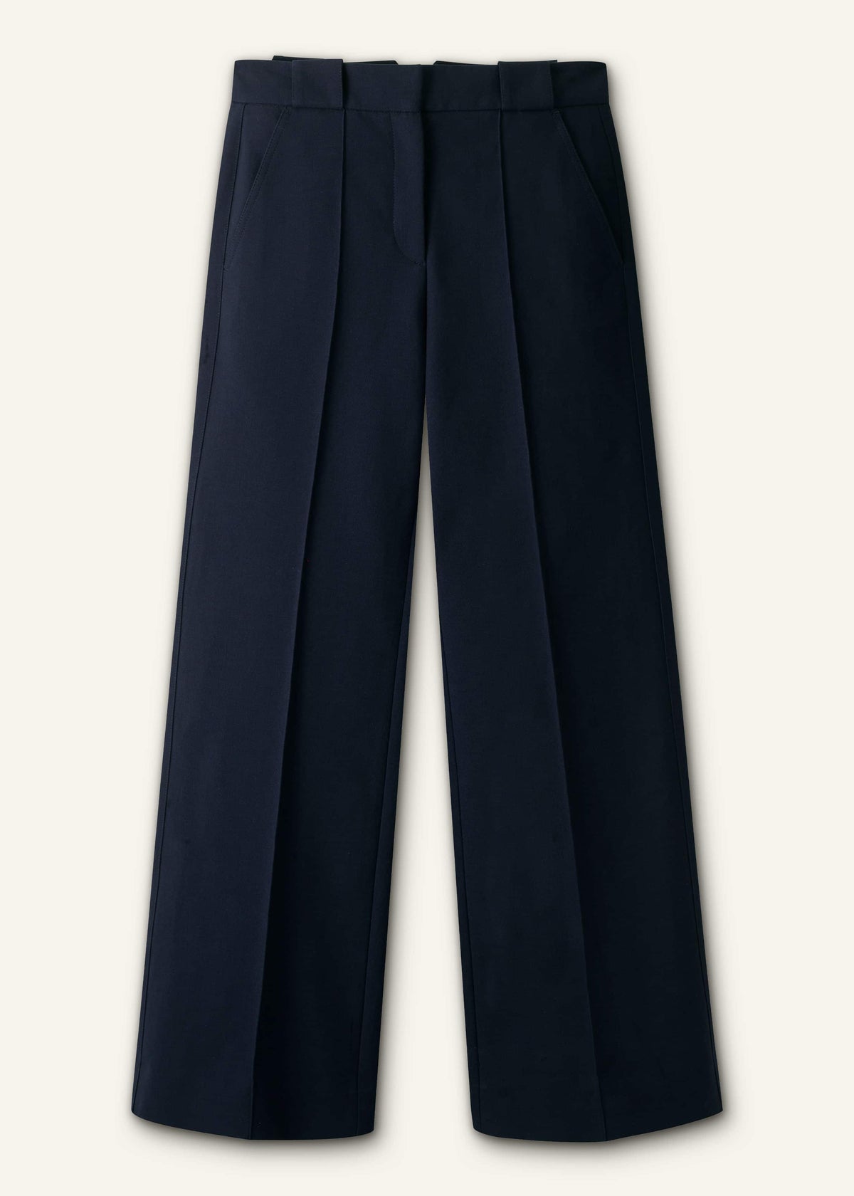 Navy Tailored Leg Elongator Pant | ME+EM