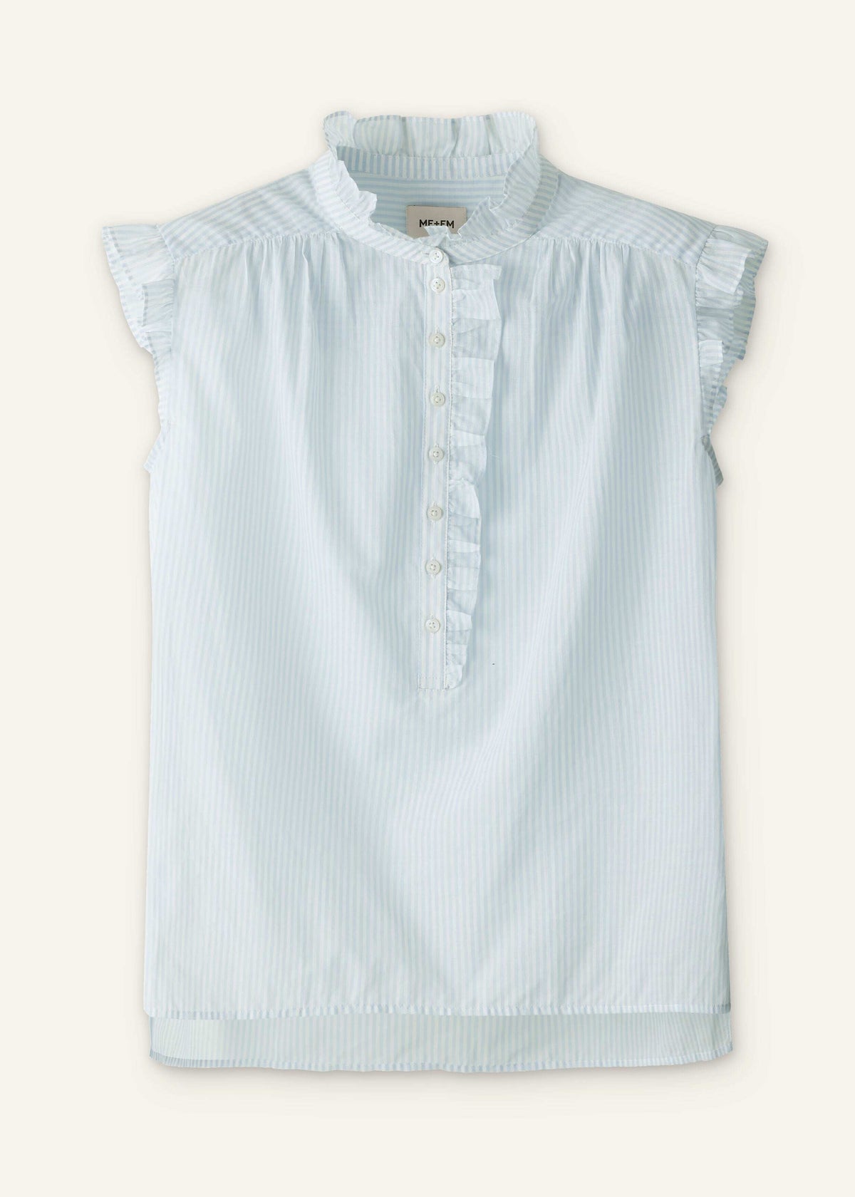 ME+EM's Blue Soft Stripe Blouse | ME+EM
