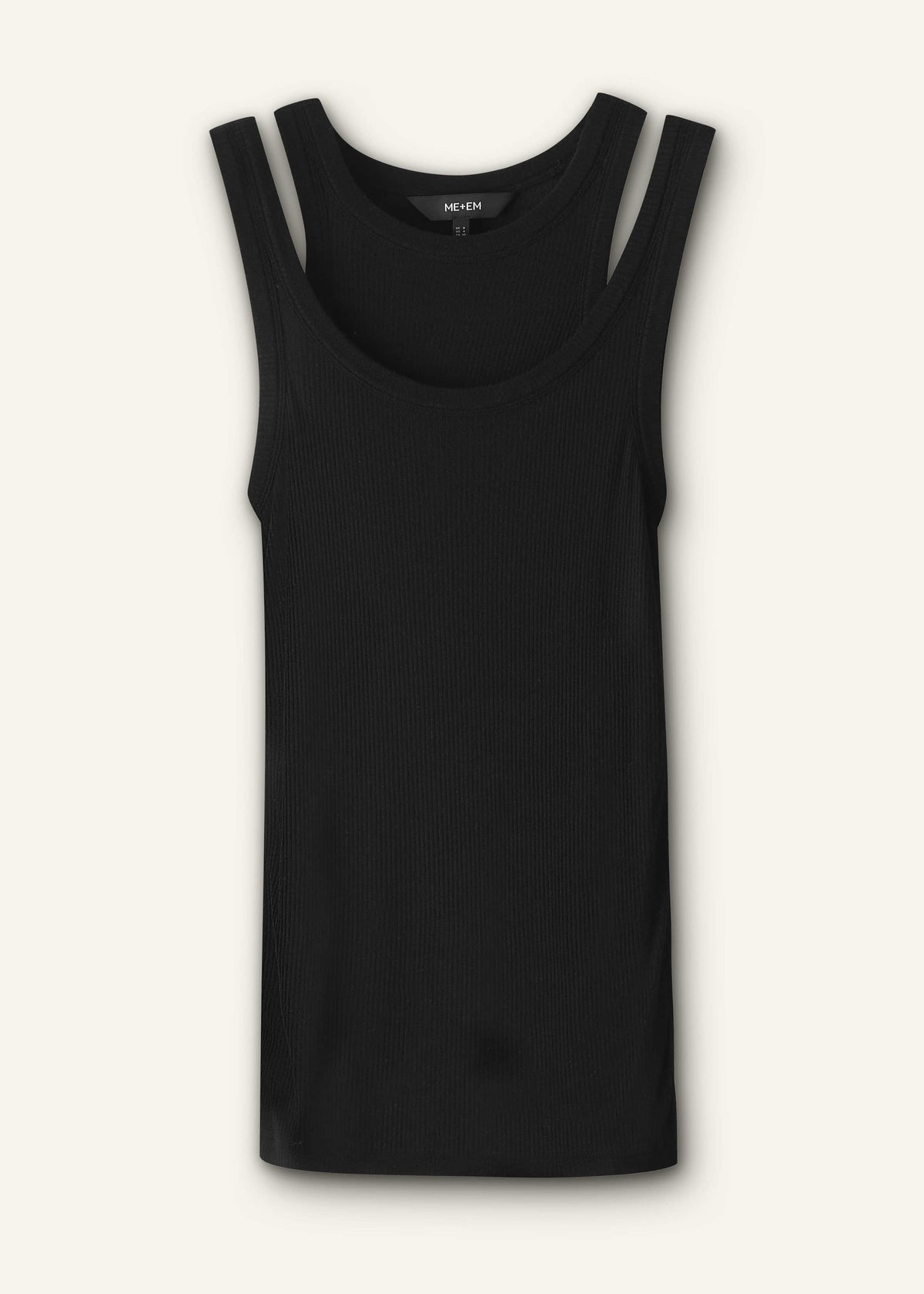 Black 2-in-1 Vest | ME+EM