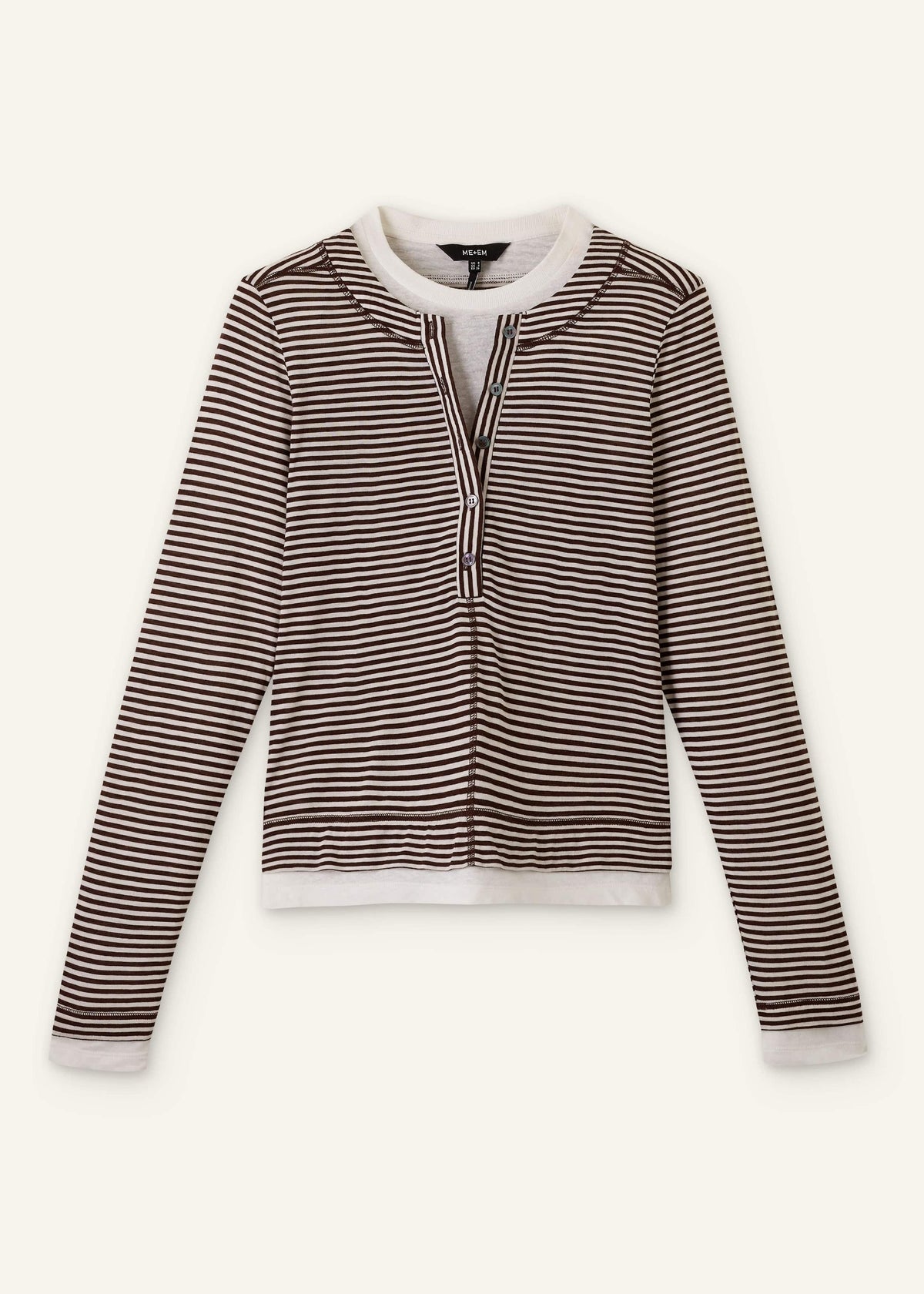 Brown Double Layer Top | ME+EM