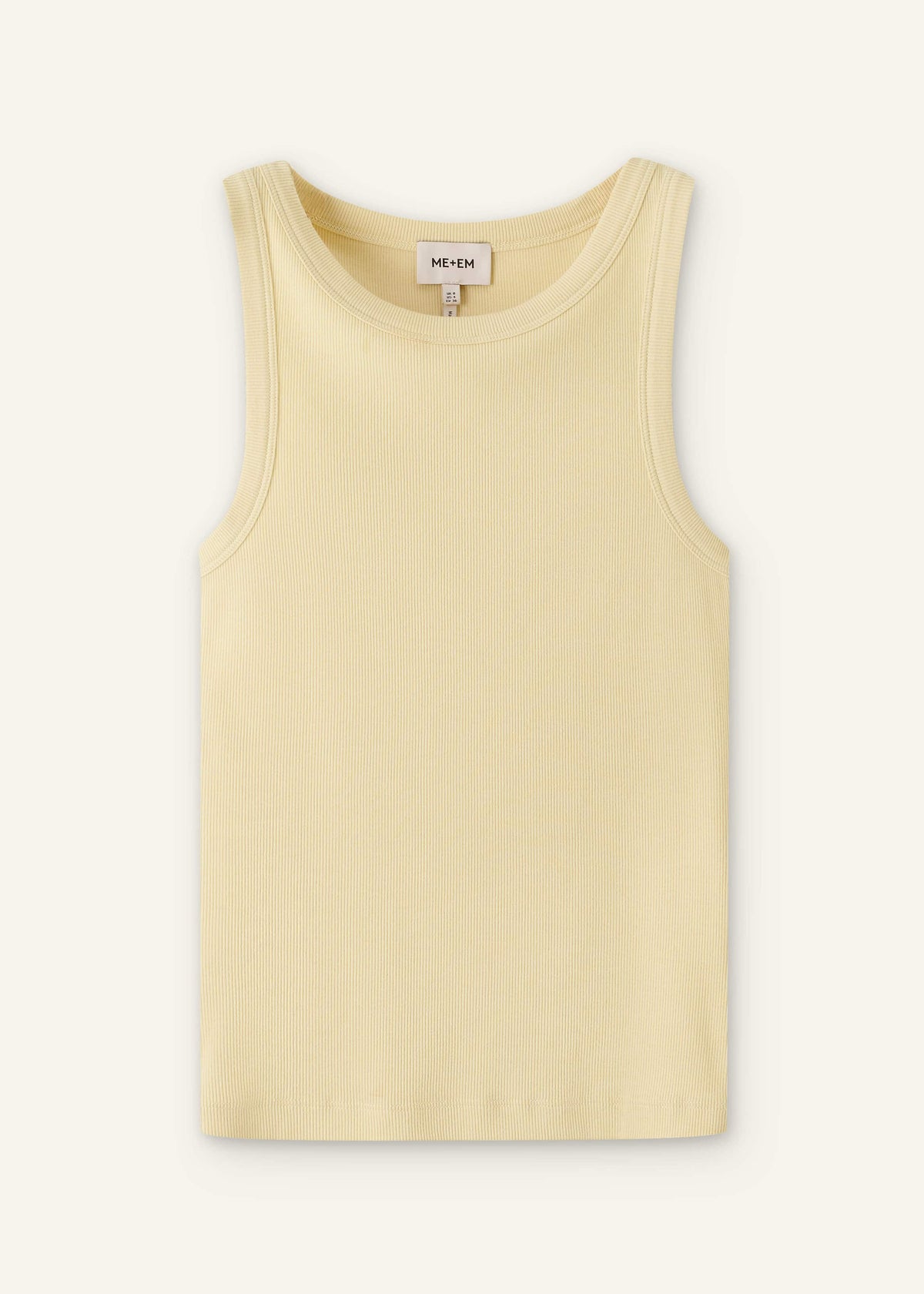 Lemon Yellow Perfect Basic Vest | ME+EM