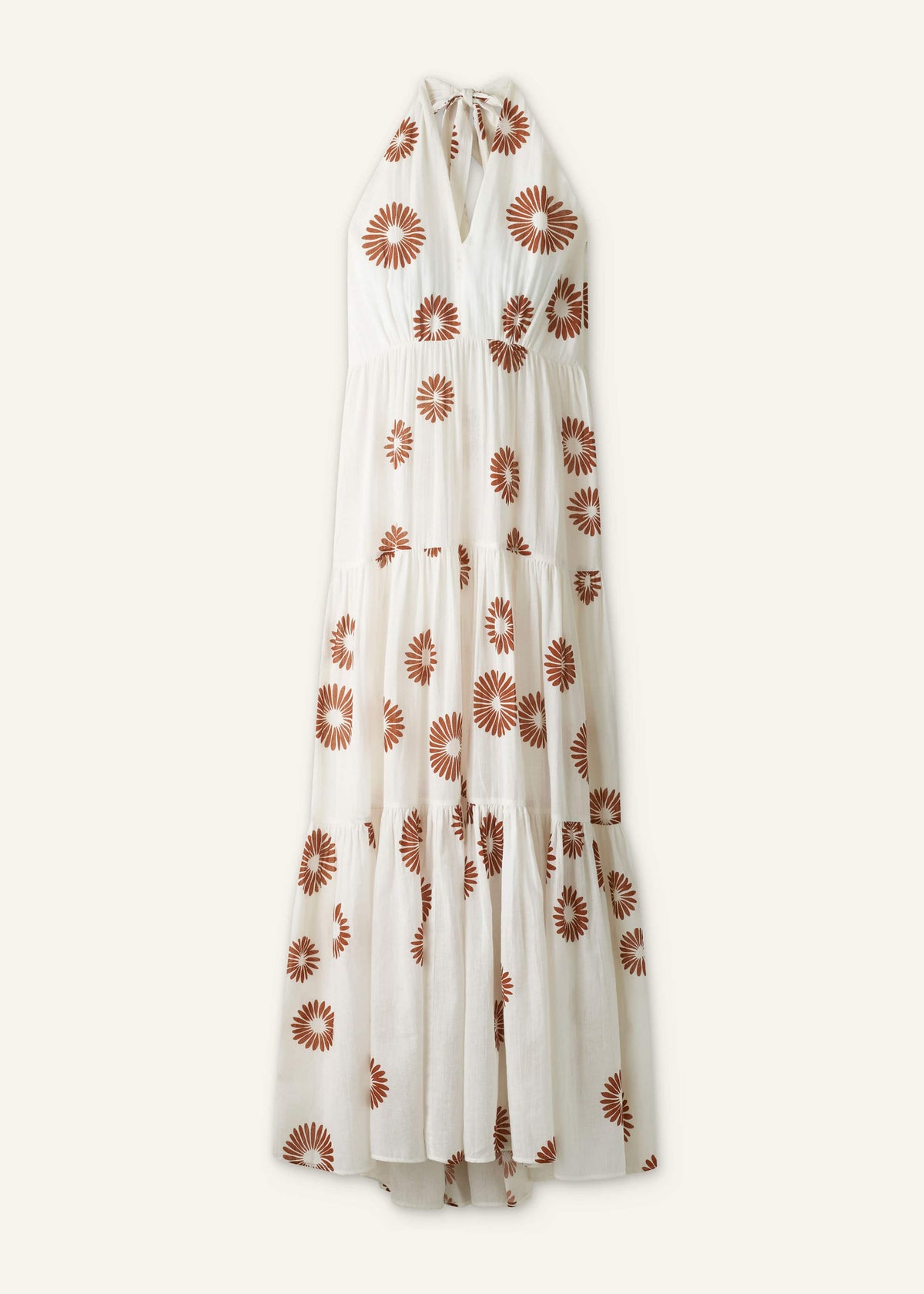 White Full-Length Beach Dress | ME+EM