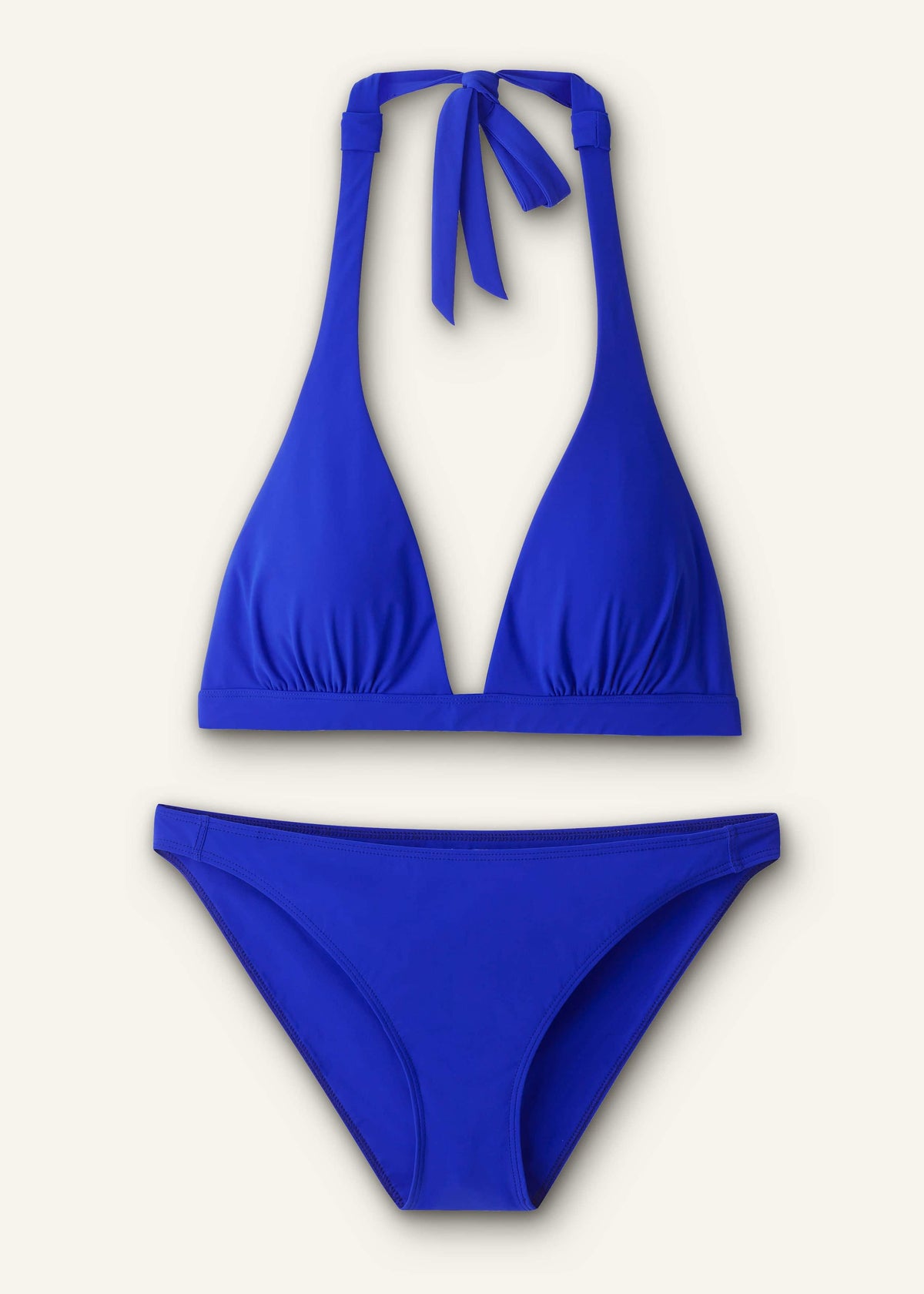 Blue Adjustable Triangle Bikini Top | ME+EM