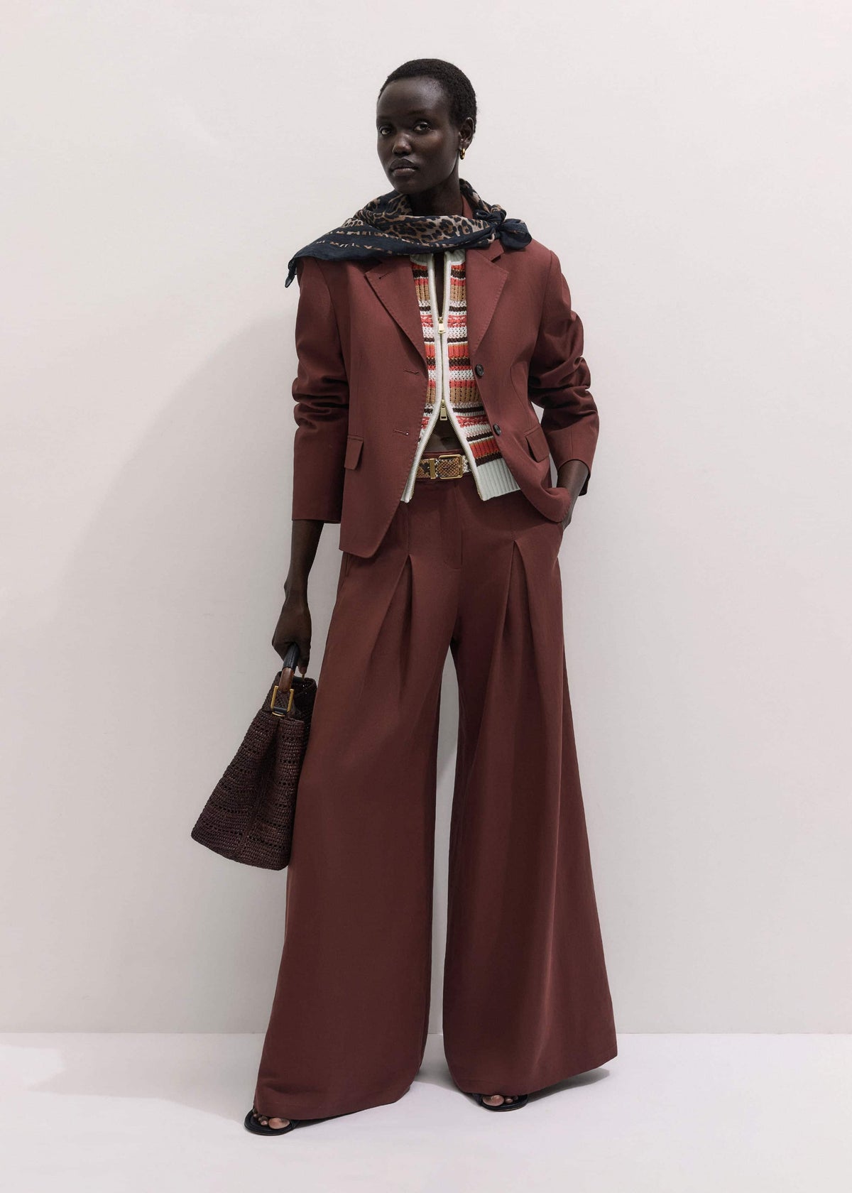 Cinnamon Brown Icon Oversized Blazer Suit | ME+EM