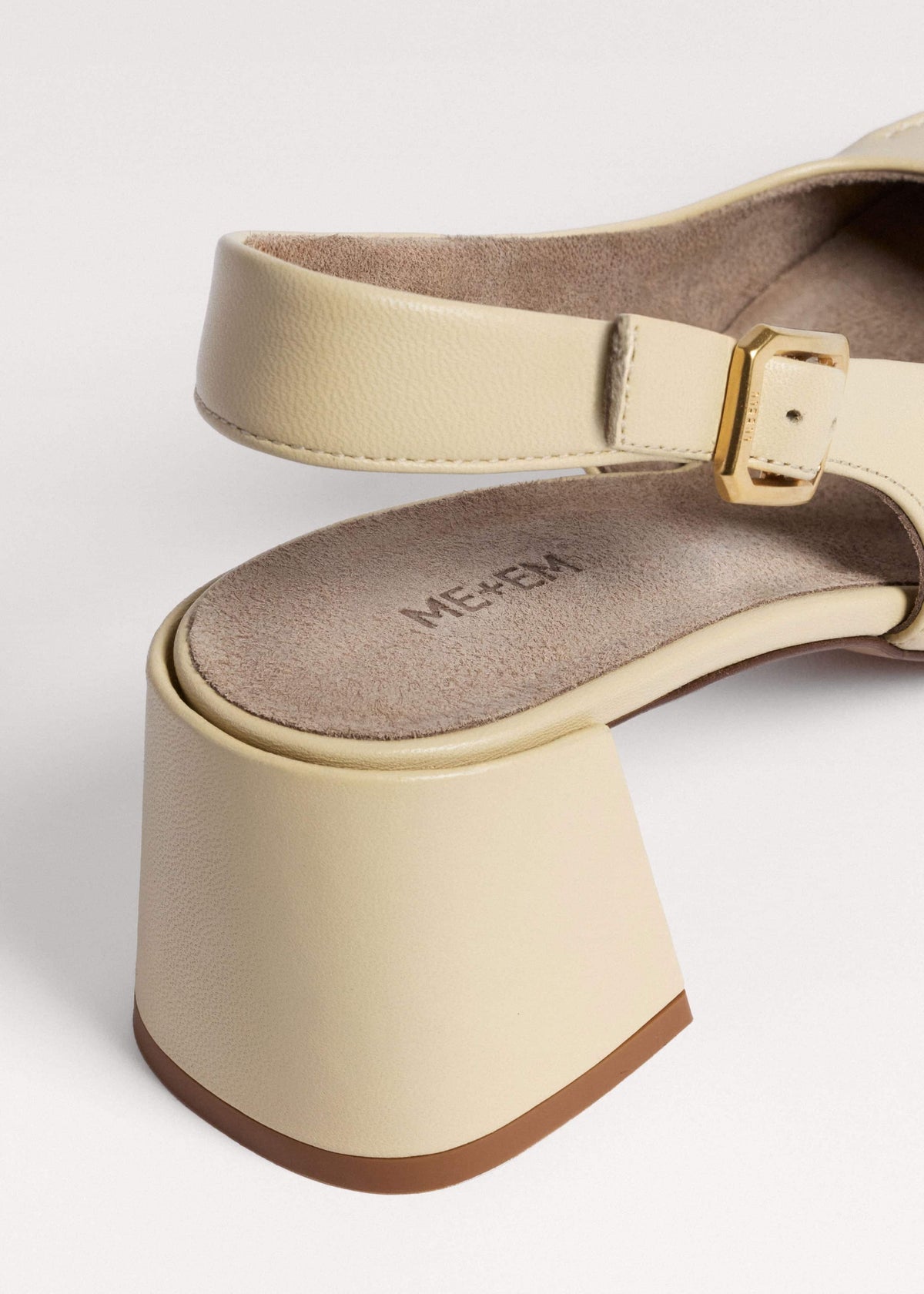 Cream Occasion Slingback Heel | ME+EM