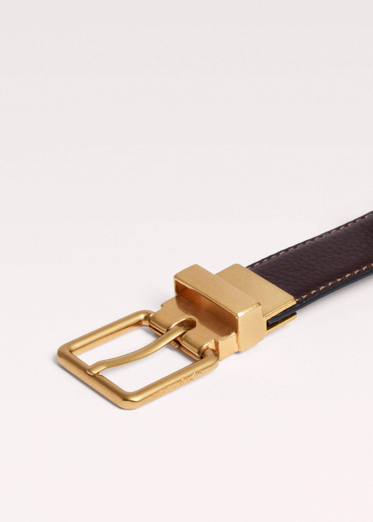Red Leather Reversible Belt | ME+EM