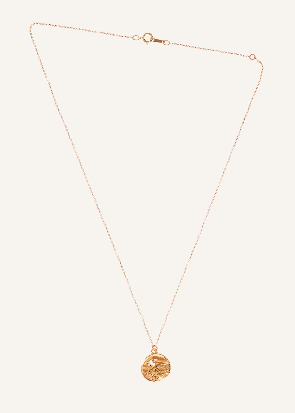 Gold Aquarius Necklace | ME+EM