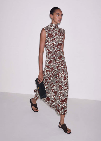 Cinnamon Rising Wildflowers Print Fit + Flare Maxi Dress | ME+EM