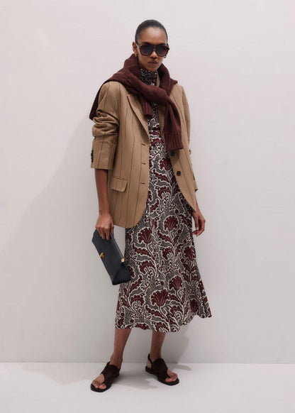 Cinnamon Rising Wildflowers Print Fit + Flare Maxi Dress | ME+EM