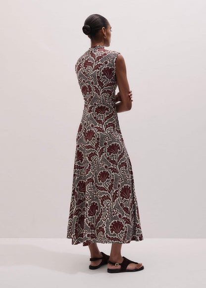 Cinnamon Rising Wildflowers Print Fit + Flare Maxi Dress | ME+EM