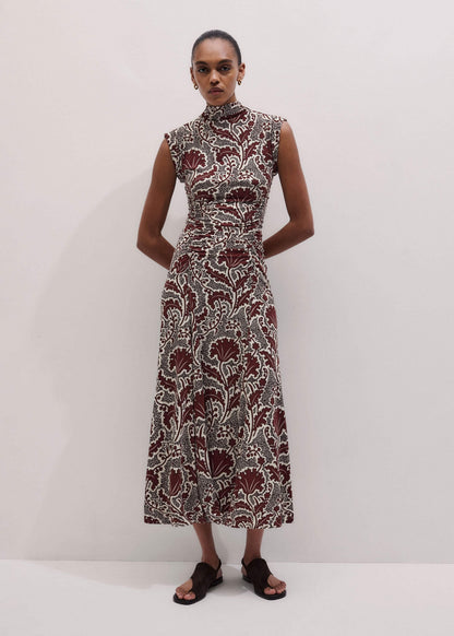 Cinnamon Rising Wildflowers Print Fit + Flare Maxi Dress | ME+EM