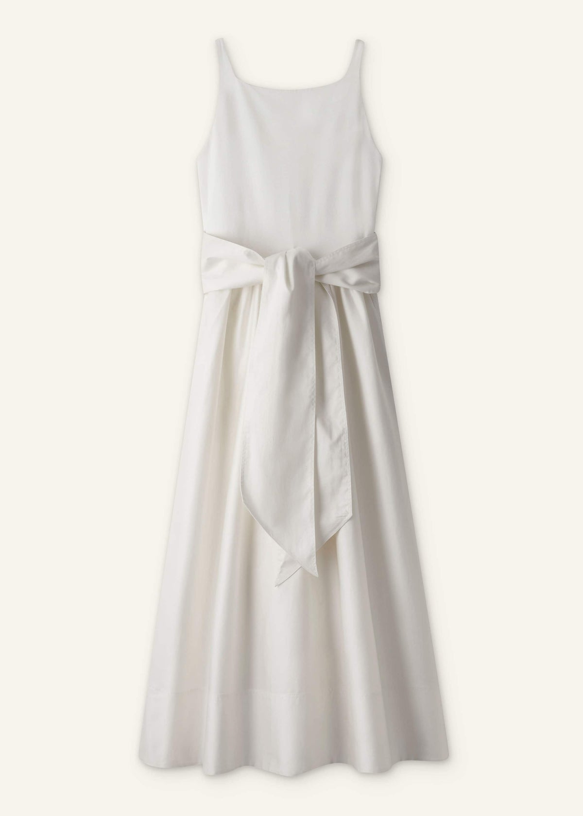 Cream Fit + Flare Maxi Dress | ME+EM