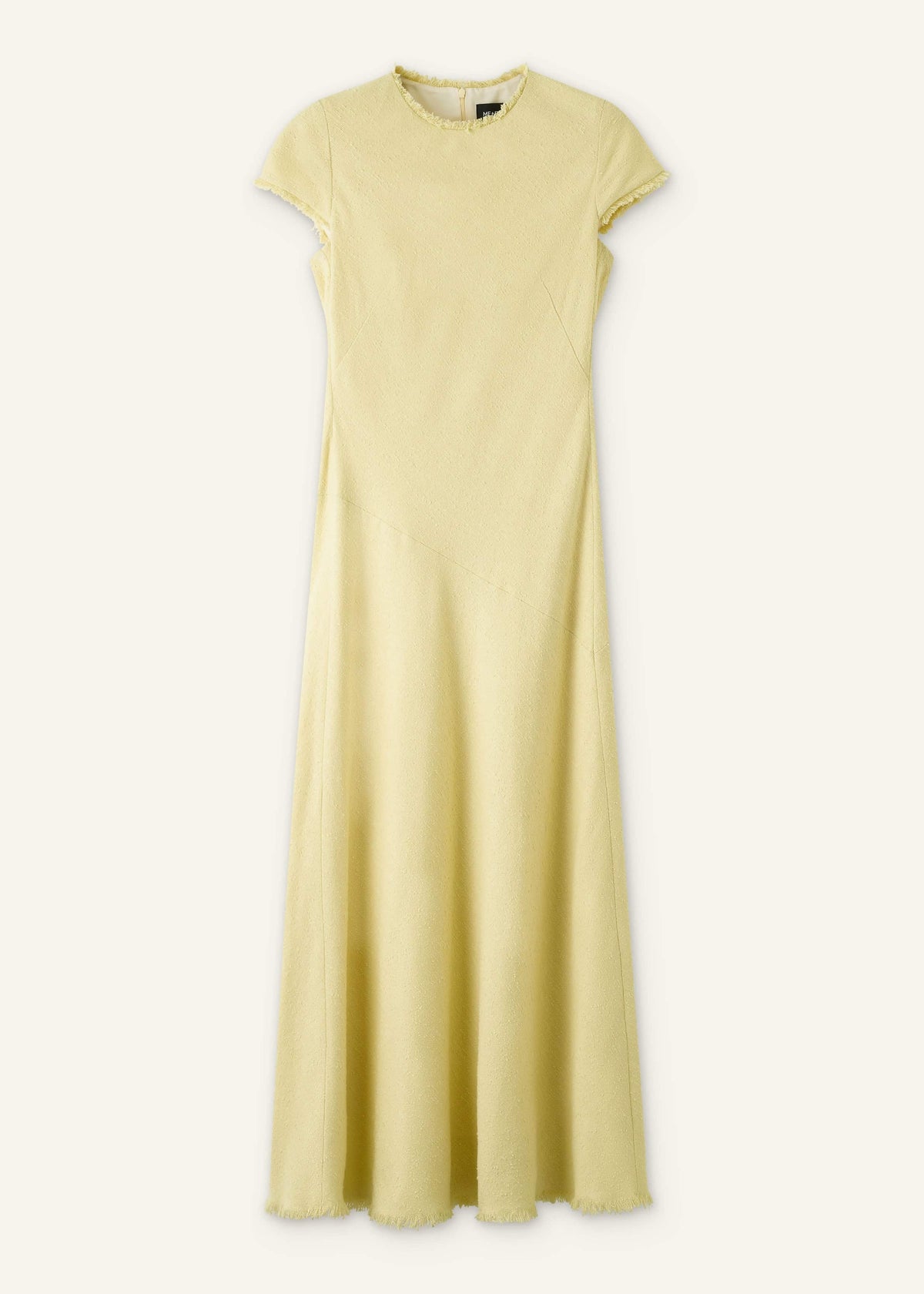 Yellow Bias Cut Maxi Dress | ME+EM