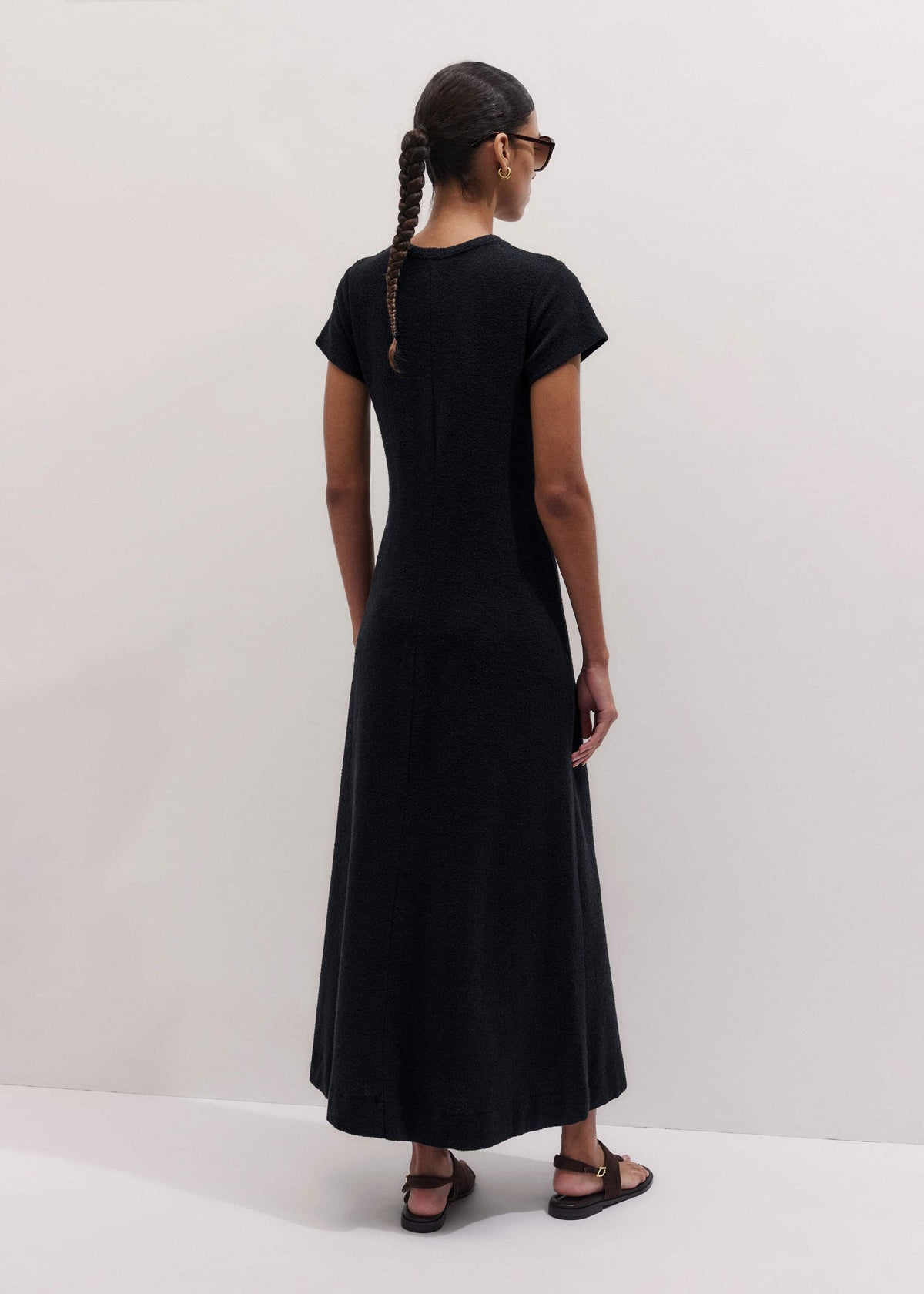 Black A-Line Maxi Tee Dress | ME+EM