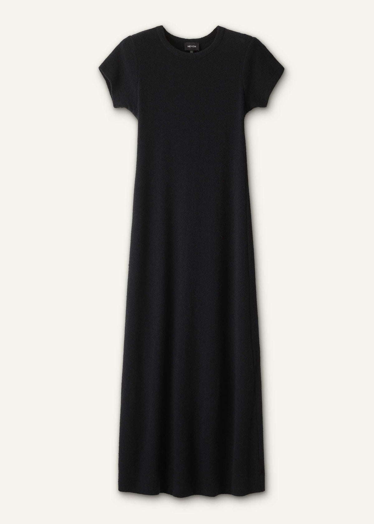 Black A-Line Maxi Tee Dress | ME+EM