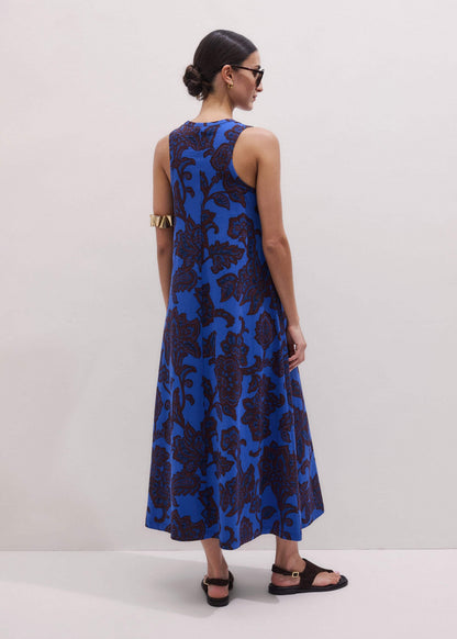 Blue Maxi Swing Dress | ME+EM
