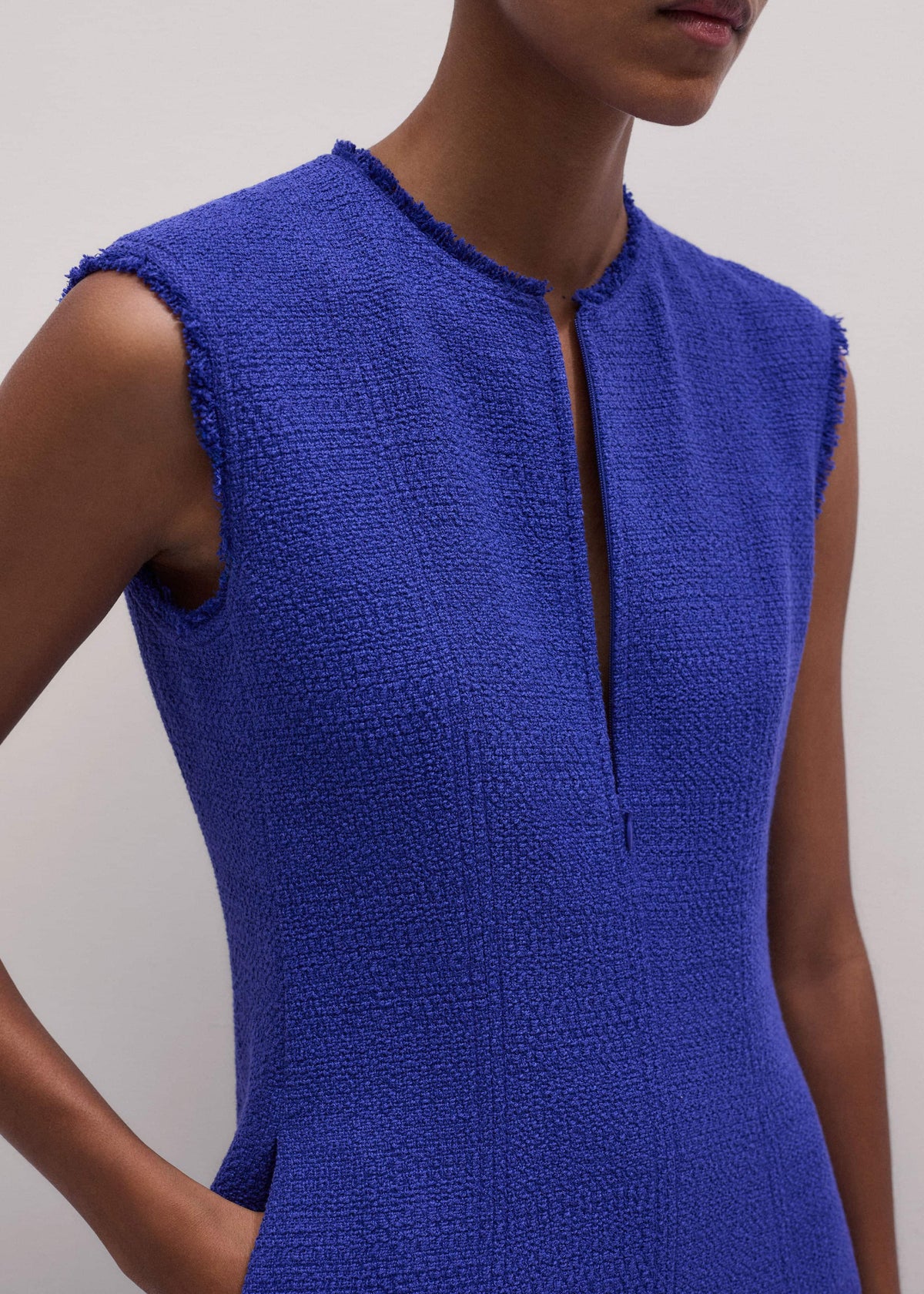 Blue Desk-To-Dinner Fit And Flare Maxi Dress | ME+EM