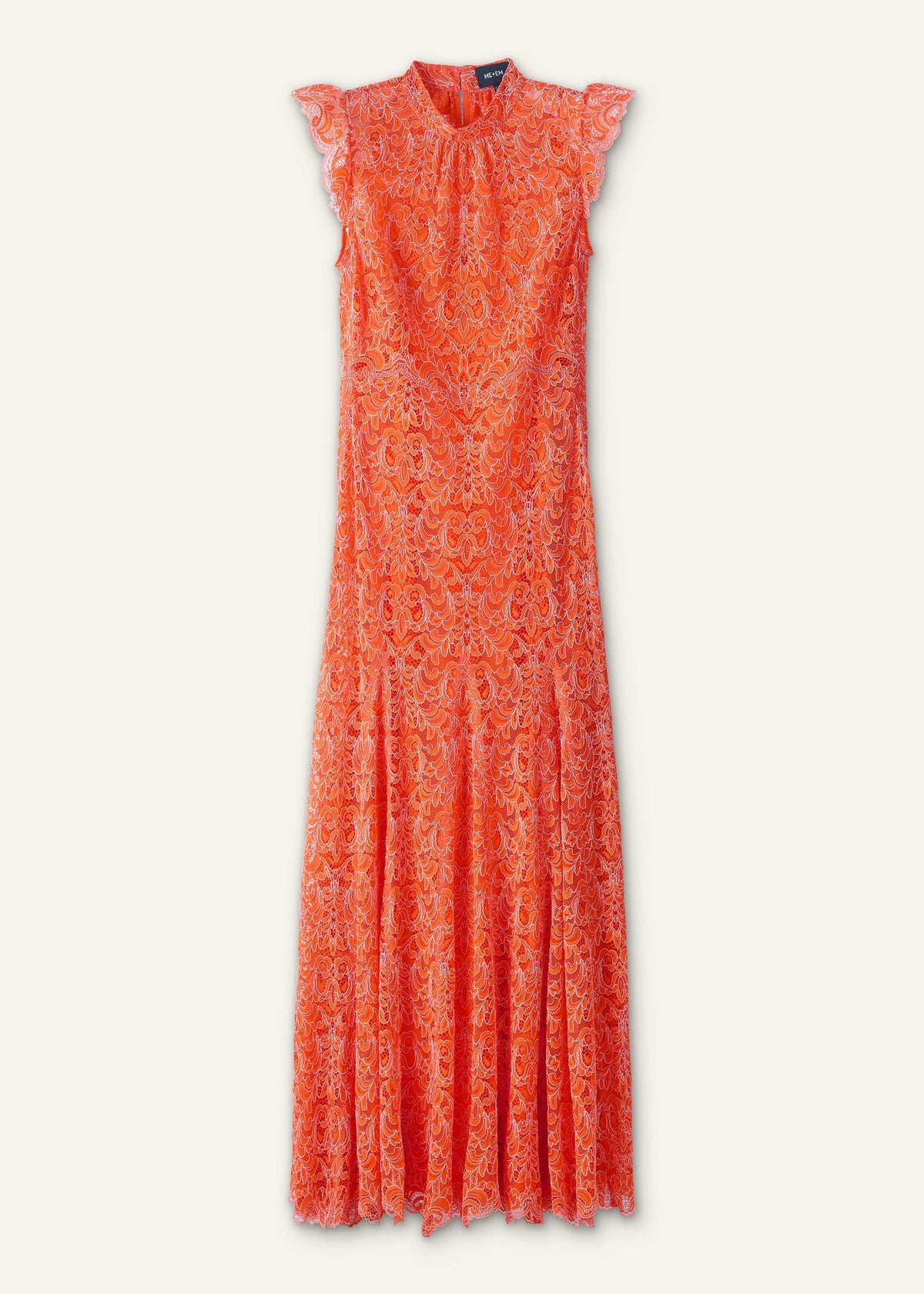Orange Two Tone Full Length Dress | ME+EM