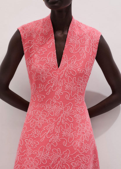 Pink Panelled Fit + Flare Maxi Dress | ME+ME | ME+EM