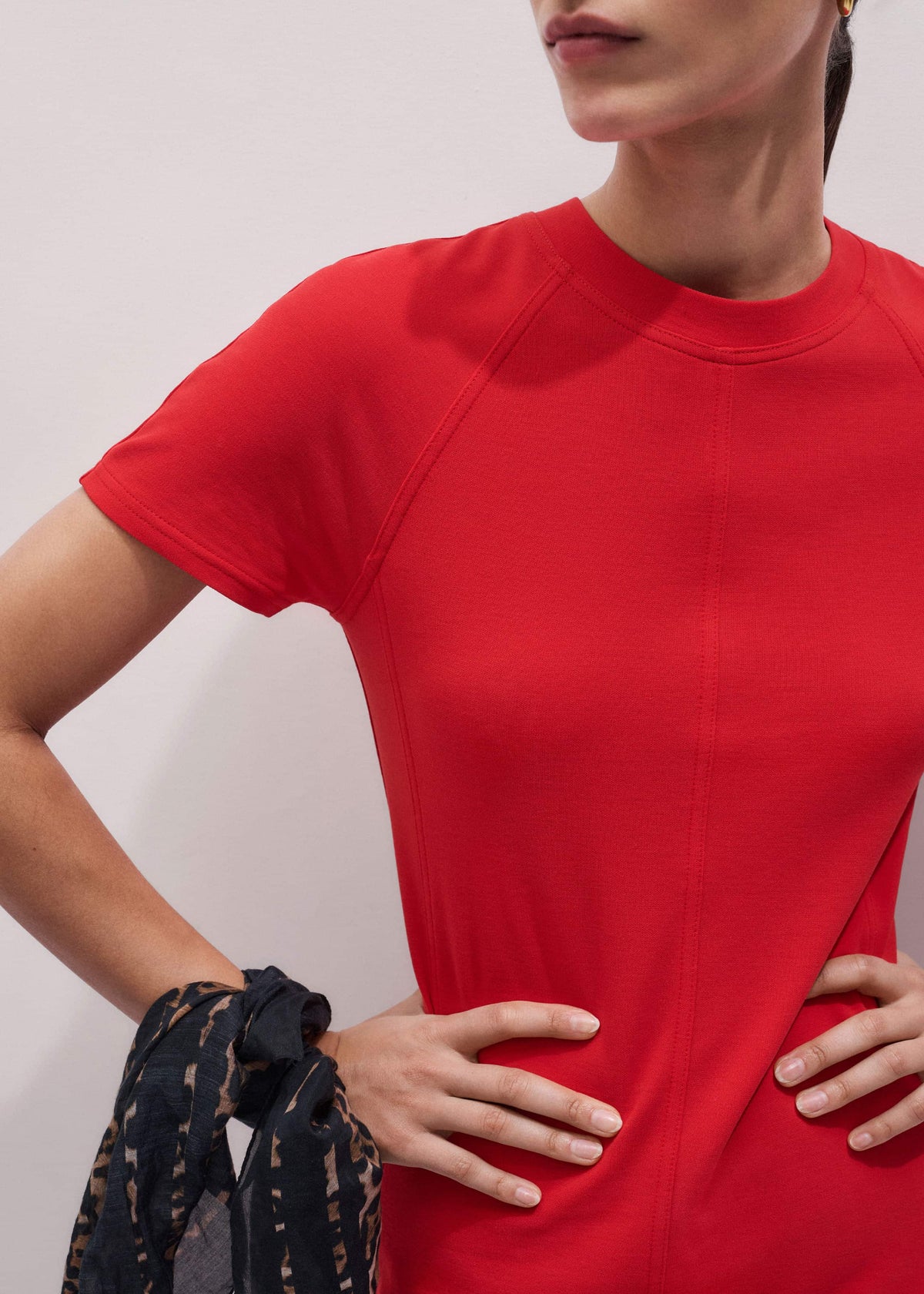 Red Raglan Sleeve Maxi Dress | ME+EM