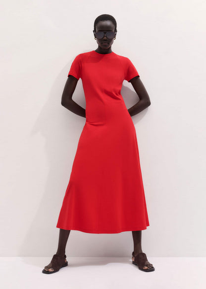 Red Raglan Sleeve Maxi Dress | ME+EM