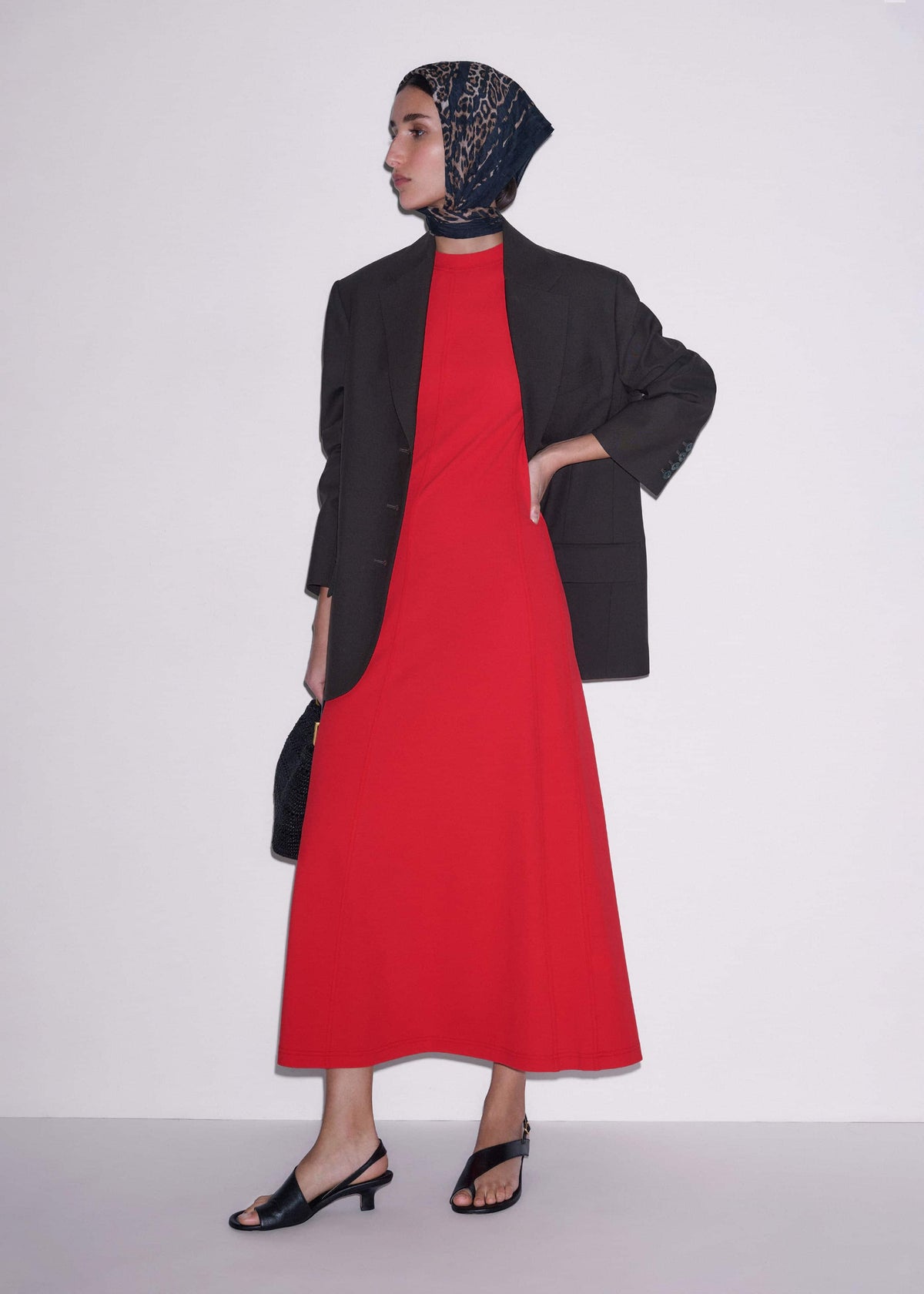 Red Raglan Sleeve Maxi Dress | ME+EM