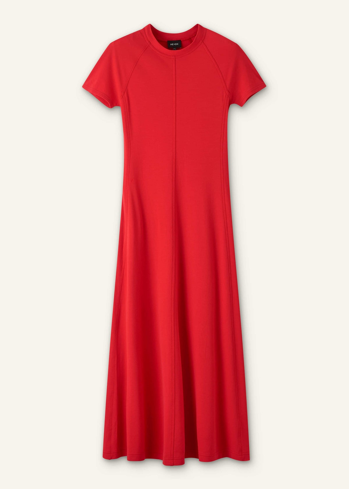 Red Raglan Sleeve Maxi Dress | ME+EM