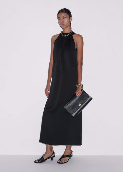 Black Halterneck Maxi Dress | ME+EM