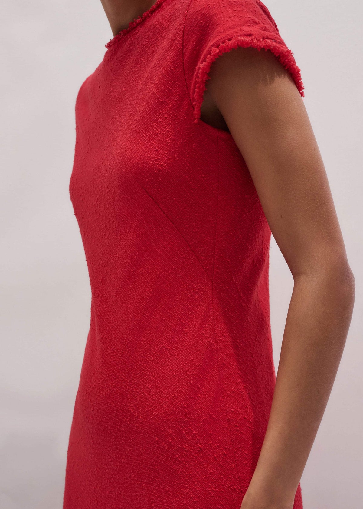 Red Bias Cut AM-PM Maxi Dress | ME+EM