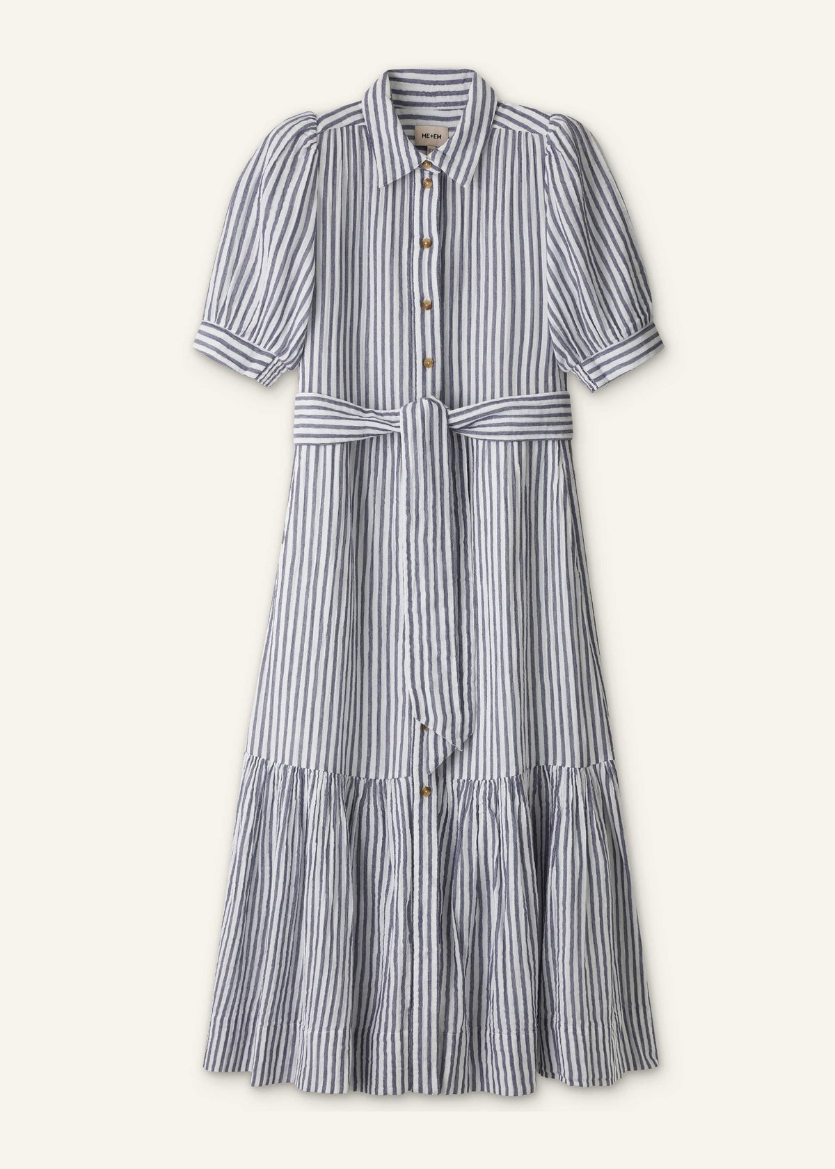 Navy Midi Shirt Dress | ME+EM