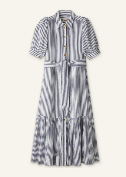 Navy Midi Shirt Dress | ME+EM
