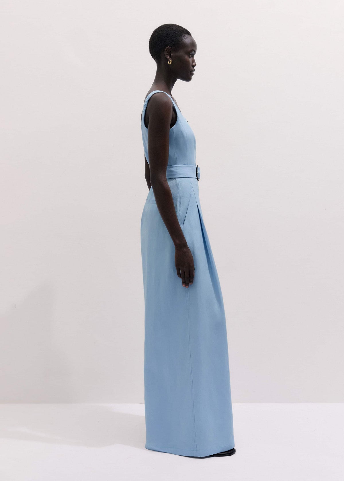 Blue Wide-Leg Jumpsuit | ME+EM