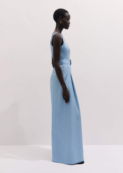 Blue Wide-Leg Jumpsuit | ME+EM