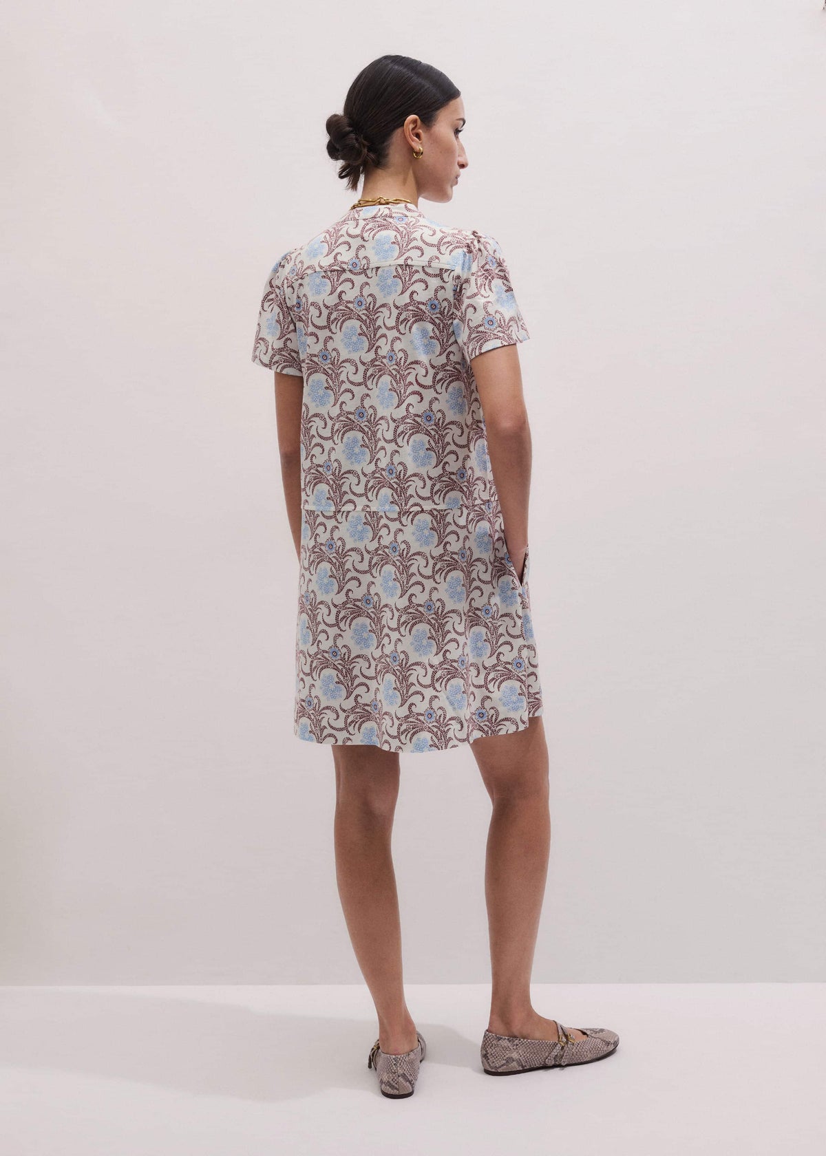 Cream Summer Swing Dress | ME+EM