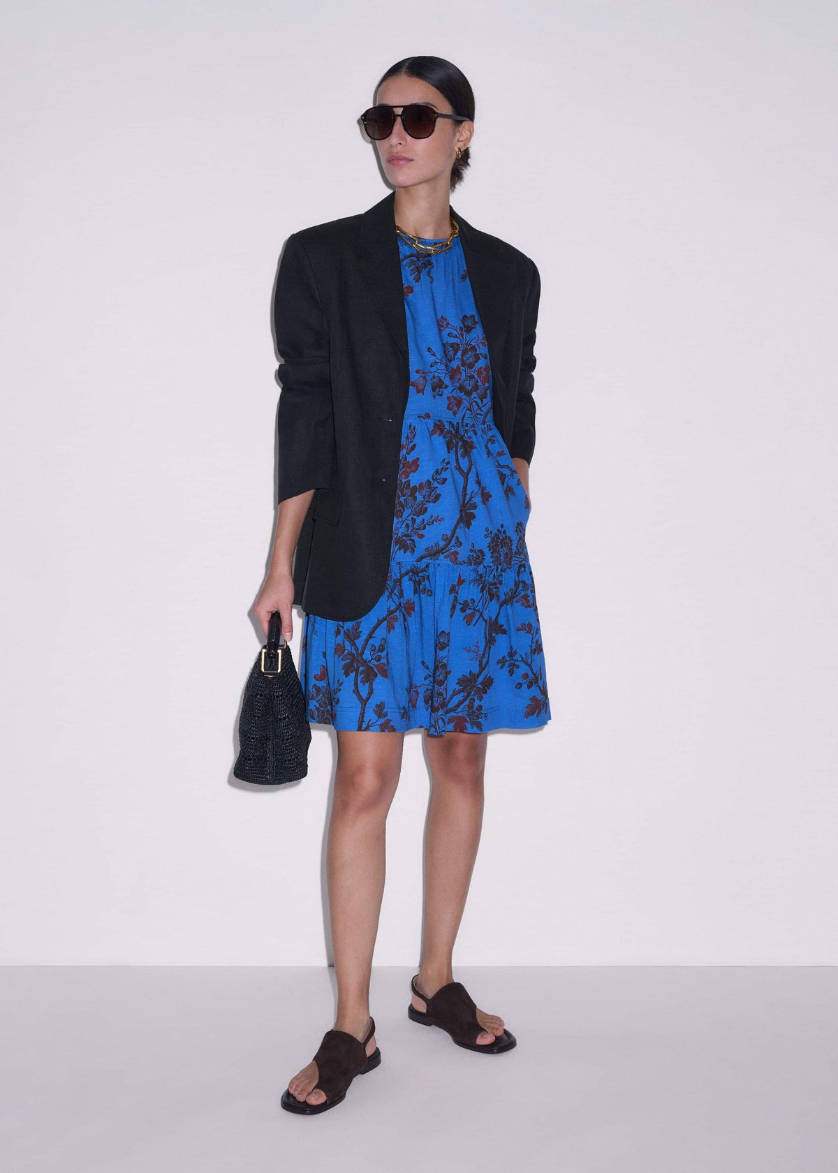 Blue Short Swing Dress | ME+EM