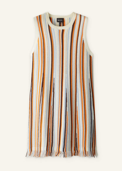 Cream Textured Knit Mini Dress | ME+EM