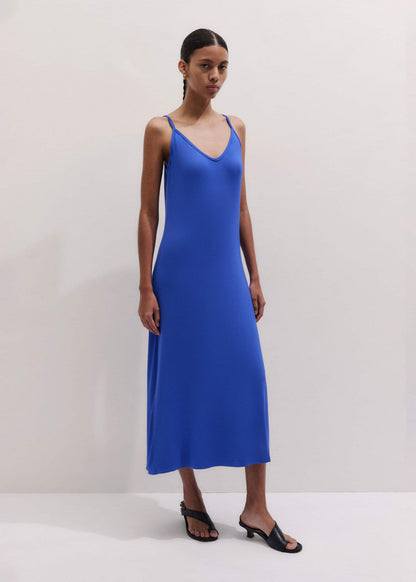 Blue Pointelle Maxi Dress | ME+EM