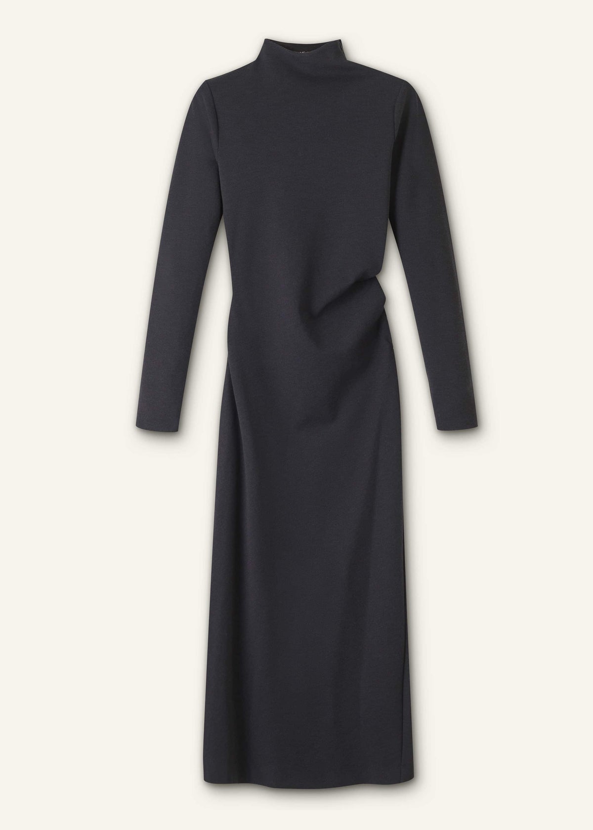 Gray Gathered Maxi Dress | ME+EM