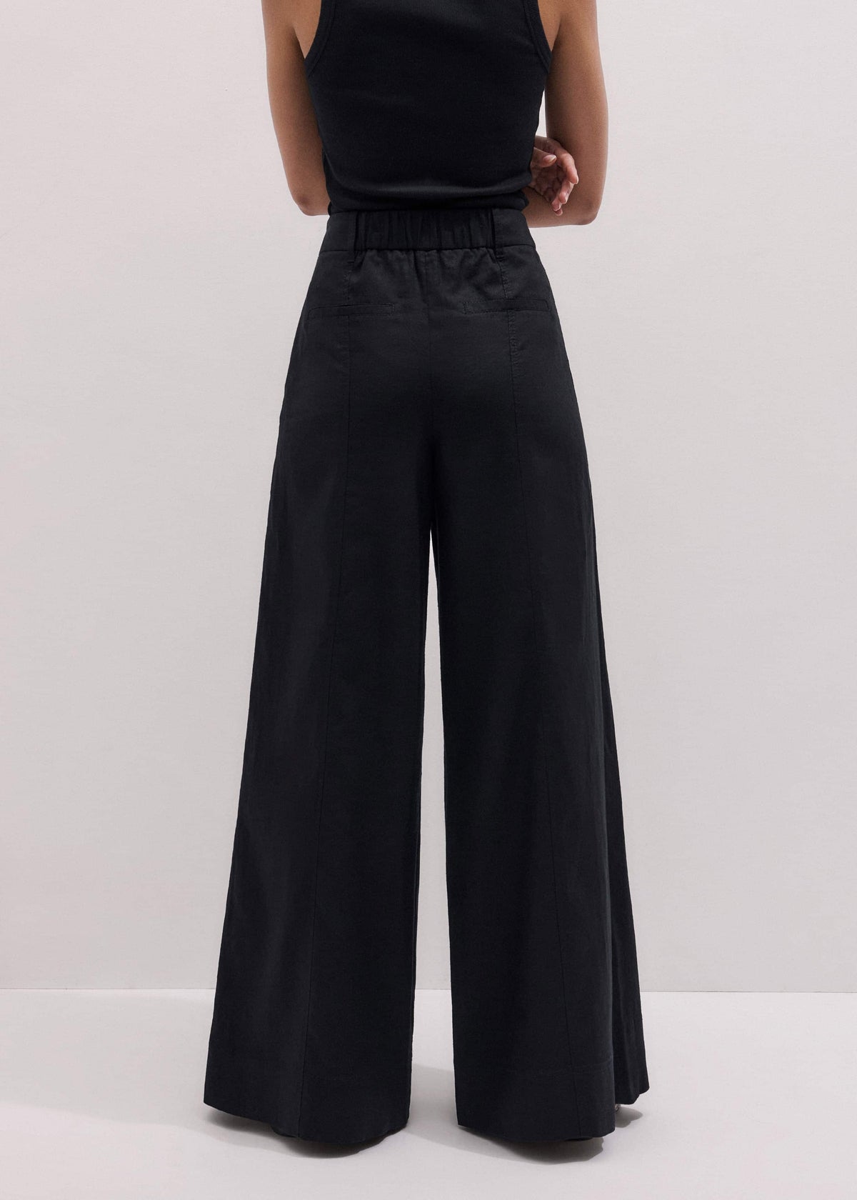 Black Wide-Leg Pant | ME+EM