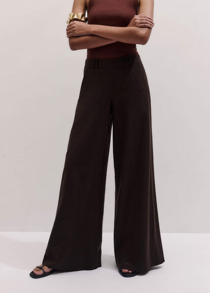 Brown Wide-Leg Pant | ME+EM