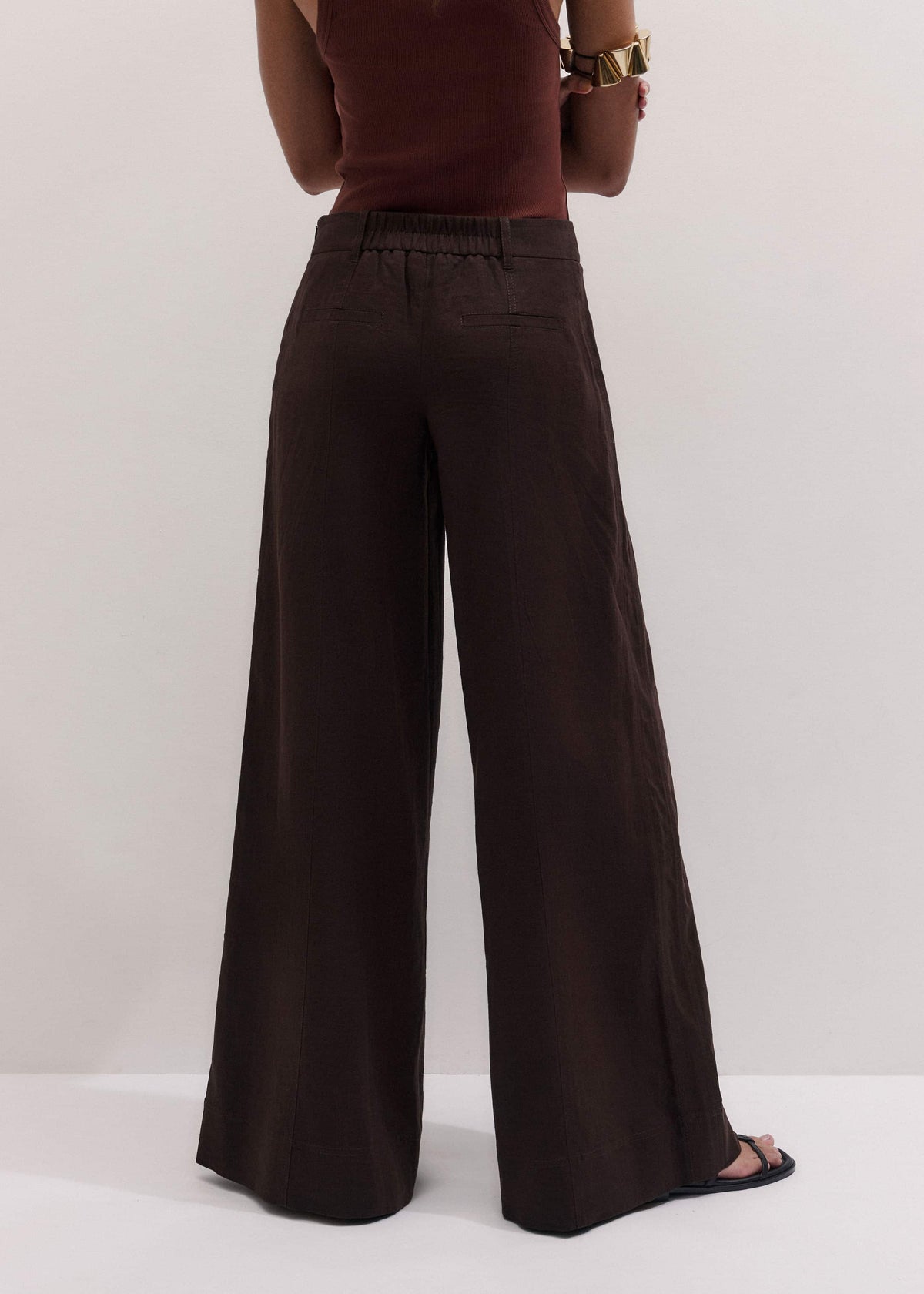 Brown Wide-Leg Pant | ME+EM