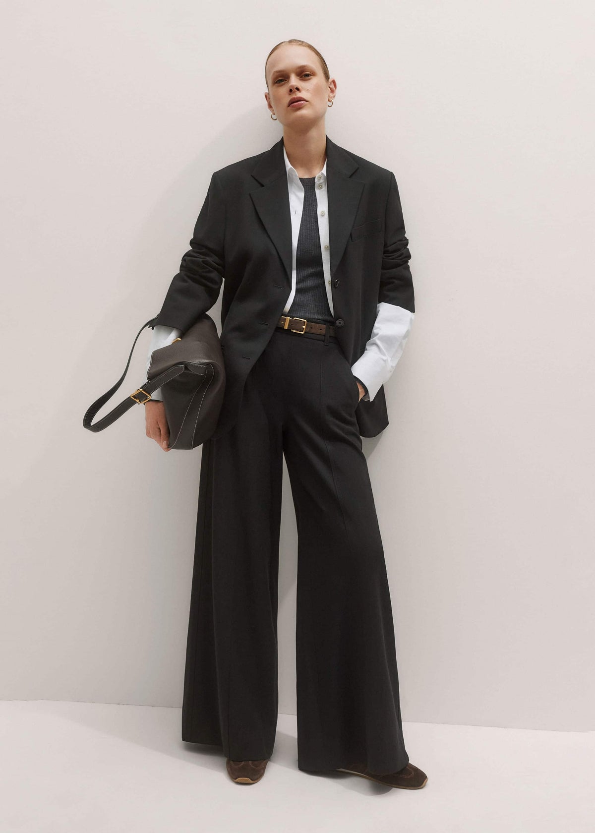Black Wide-Leg Pant | ME+EM