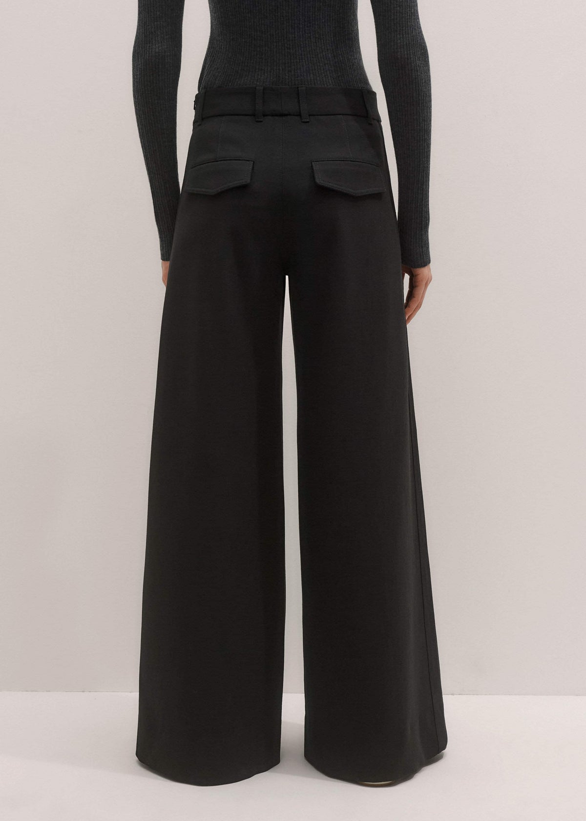 Black Wide-Leg Pant | ME+EM