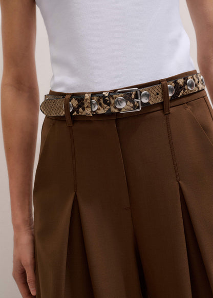 Walnut Brown Ultimate Very Wide-Leg Pant | ME+EM