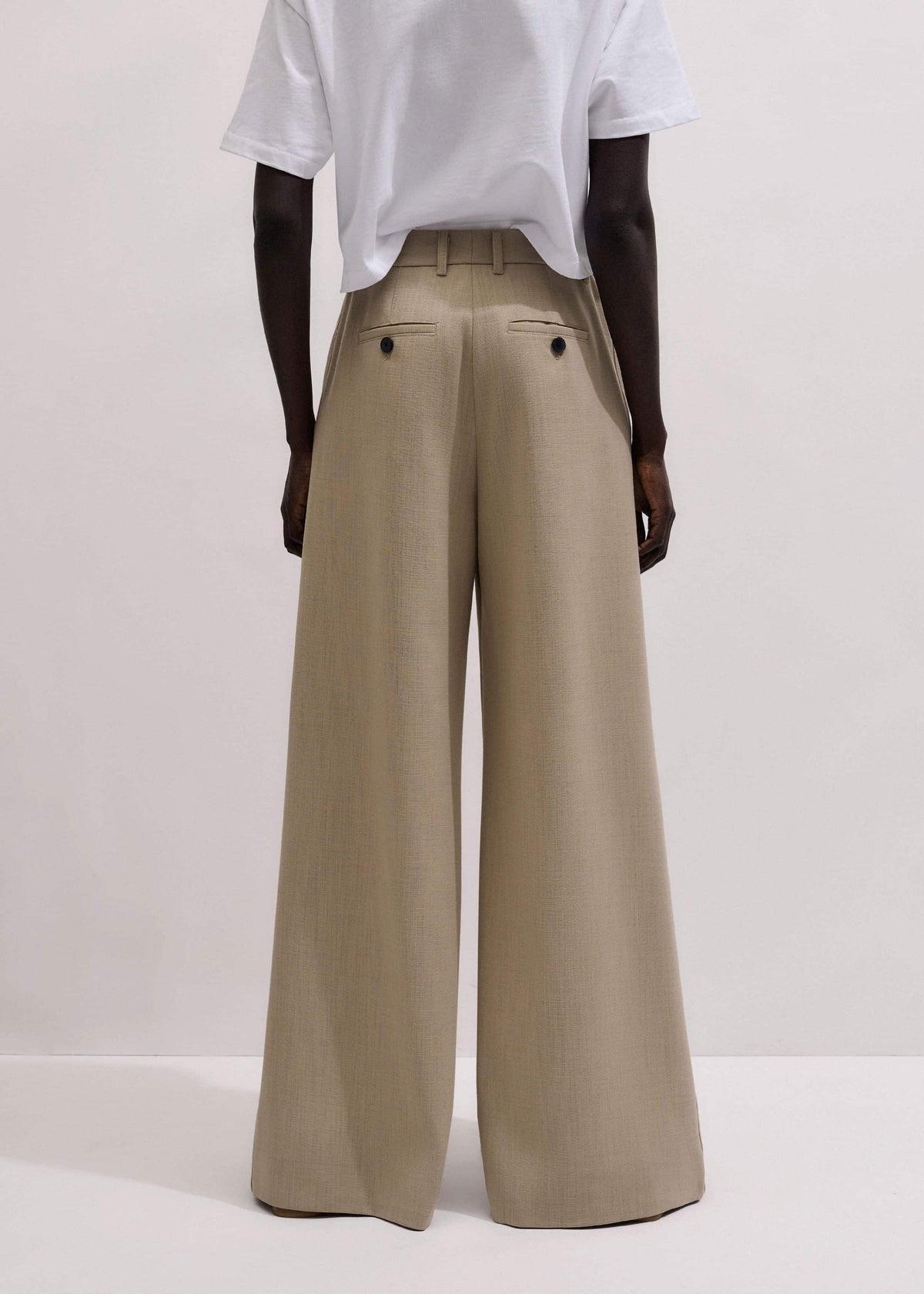 Sand Very Wide-Leg Pant | ME+EM